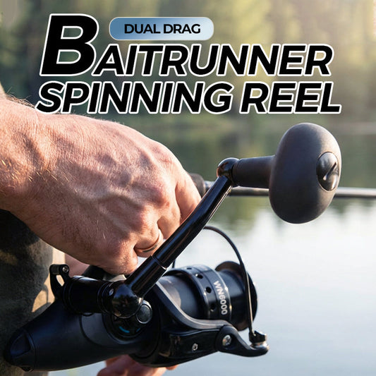 【⏰ Historisch niedrigster Preis – nur heute!】🌀🎣 Baitrunner-Spinnrolle – Dual-Drag, leise, stabil, für Raubfisch & Friedfisch. 💪