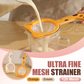 🧺 50% RABATT! 🥣 Multifunktionelles Küchensieb-Set mit Trichter – Feines Edelstahlsieb – Ideal für Saft, Soßen, Suppen oder Babynahrung – stabil, leicht zu reinigen & vielseitig 🍲✨🔪