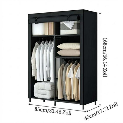 ⏰【Limitiertes Angebot – 50% Rabatt!】👔Einfach zu montierender Kleiderschrank aus Vliesstoff