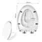 🚽 50% RABATT! 👶 2-in-1-Toilettensitz für Erwachsene & Kinder – Klappbar, rutschfest & einfache Montage – Perfekt für Familien mit Kleinkindern 🧸