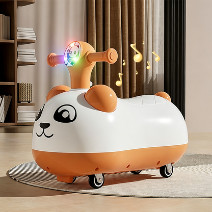 📢📢50% RABATT!! ⏰Panda Baby Rutschauto mit Musik und Licht