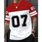 📢📢【 Limitiertes Angebot – 50% Rabatt!】⏰Herren Bedrucktes Kurzarm-Sport-T-Shirt