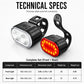 🚴【Limitiertes Angebot – 50% Rabatt】💡 USB-aufladbares Fahrradlicht-Set – Helles LED-Licht, USB-aufladbar & einfache Montage – Perfekt für Nachtfahrten & städtisches Pendeln 🚦