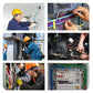 ⏰【Limitiertes Angebot – 50% Rabatt】🔥Klappbare Multifunktions-Abisolierzange für Elektriker mit integrierter Spannungsprüfungsfunktion