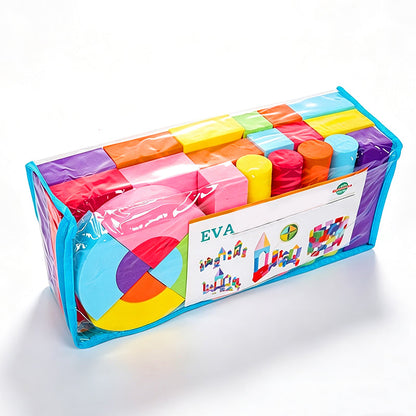 ⏳Zeitlich begrenzter 50% Rabatt⏰ Kinder Weiches EVA-Schaum Bausteine Set🏰Inklusive 50 Alkohol-Desinfektionstücher (Gratis)