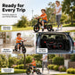 📢📢【Historisch niedrigster Preis –50% RABATT !!】⏰4-in-1 Verwandelbares Kinder-Dreirad, Laufrad & Kinderwagen