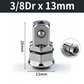 📢📢Limitiertes Angebot – 50% !!⏰CR-V Stahl Ratschenschlüssel-Adapter Steckschlüssel-Konverter-Set