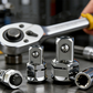 📢📢Limitiertes Angebot – 50% !!⏰CR-V Stahl Ratschenschlüssel-Adapter Steckschlüssel-Konverter-Set