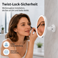 【🔥Limitiertes Angebot – 50% Rabatt! 】❤️LED-Schminkspiegel mit 10-facher Vergrößerung – Saugnapf-Befestigung, natürliche Lichtfarbe – ideal für Reise & Zuhause. 💡🌸