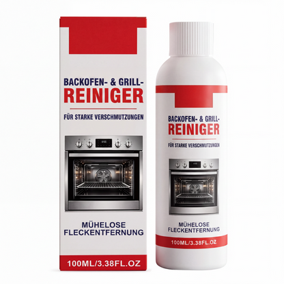 【💋Limitiertes Angebot – 50 % Rabatt】Hochleistungs‑Reiniger für Backofen & Grill, 100 ml – schneller Entfetter gegen Küchenverschmutzungen