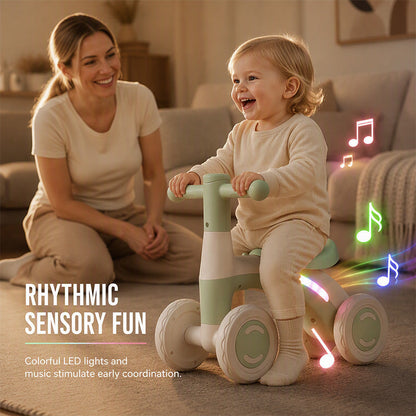 【🚲Limitiertes Angebot – 50% Rabatt! 】🎵 Baby-Laufrad mit Musik & Lichtern – Bunt, sicher & fördert die Motorik – Perfekt für spielerische Bewegung im Kinderzimmer ✨