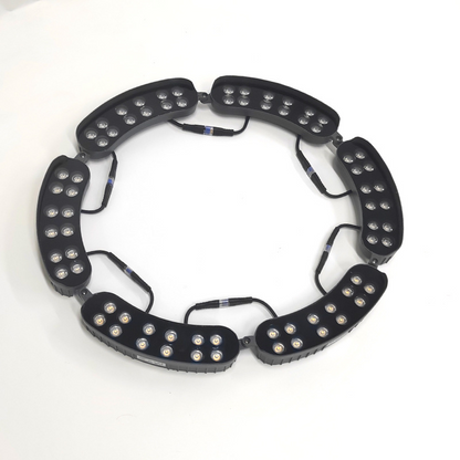 🌳💡Solar-Baumbeleuchtung in Ringform – Wetterfeste Außenstrahler für Bäume, Säulen und den Garten
