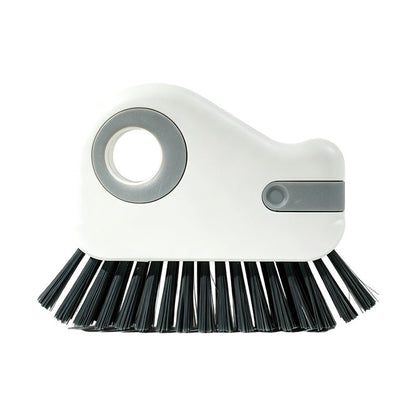 🧹 50% RABATT+（1+1 gratis）!✨ 2‑in‑1 Fugenreinigungsbürste mit Schaber, feste Borsten, ideal für Fensterrahmen & schmale Spalten🧽