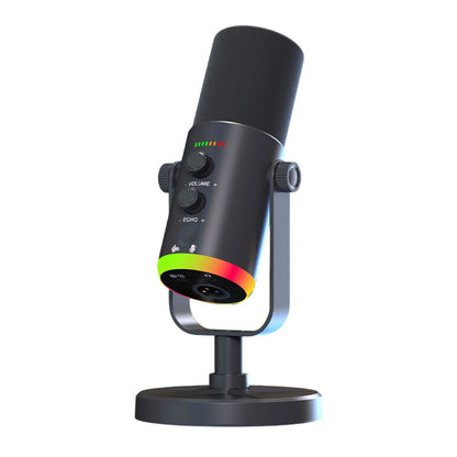 【🔥Limitiertes Angebot – 50% Rabatt】✅USB XLR Aufnahmemikrofon mit Echokontrolle und Geräuschunterdrückung