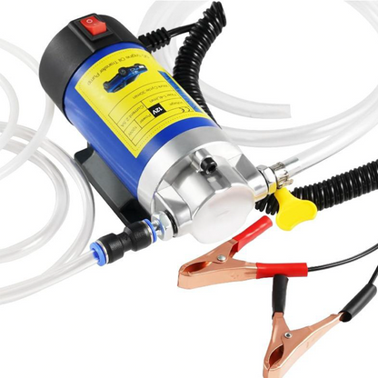 【🛍️LIMITIERTES ANGEBOT – 50% RABATT!】 – Tragbare 12V-Ölablasspumpe für Motor- & Getriebeöl – mit Kupfermotor, inkl. Schläuche & Aufbewahrungsbox 🔧