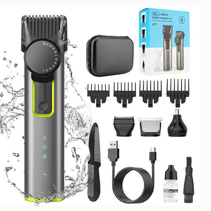 【🔥Limitiertes Angebot – 50 % Rabatt】4-in-1 Elektrisches Haarschneideset