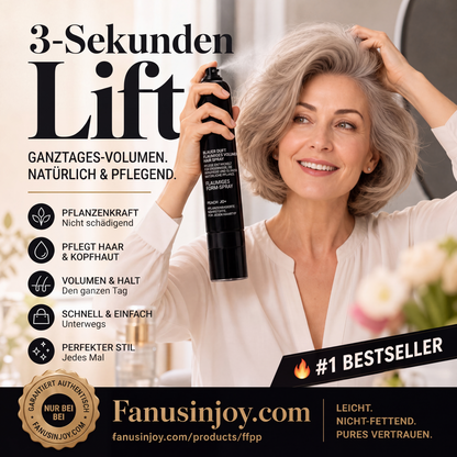 🎉Zeitlich begrenzt 💥3 kaufen, 2 gratis dazu💇🏻‍♀️Von Friseuren empfohlen! 🔥Styling in 3 Sekunden! Mühelos fluffige und elegante Frisuren kreieren! 👩 Volumen- und Festigungsspray mit Pfirsichduft