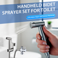 WC-Handbrause Set aus Edelstahl – Bidet-Sprühset für die Toilette
