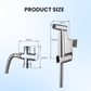 WC-Handbrause Set aus Edelstahl – Bidet-Sprühset für die Toilette