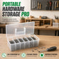 🔧 ZEITLICH BEGRENZT: 50 % RABATT! 🧰 Tragbare Aufbewahrungsbox für Kleinteile – Hochtransparentes Design, anpassbare Fächer und ergonomischer Griff – Bringen Sie Ordnung in Ihre Werkstatt ✨