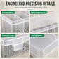 🔧 ZEITLICH BEGRENZT: 50 % RABATT! 🧰 Tragbare Aufbewahrungsbox für Kleinteile – Hochtransparentes Design, anpassbare Fächer und ergonomischer Griff – Bringen Sie Ordnung in Ihre Werkstatt ✨