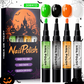 🎃 ZEITLICH BEGRENZT: 50% RABATT! ✨ Schnelltrocknendes Halloween-Nagellackstift-Set – Wasserbasiert, geruchsneutral & präzise Nailart 💅
