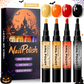 🎃 ZEITLICH BEGRENZT: 50% RABATT! ✨ Schnelltrocknendes Halloween-Nagellackstift-Set – Wasserbasiert, geruchsneutral & präzise Nailart 💅