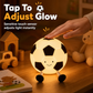 ⚽🌙 Taktile Silikon-Nachtlampe Fußball – Wiederaufladbar, sanftes Licht, ideal für den Nachttisch