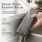 ⛰️ 50% RABATT! 🔪 Natur-Wetzstein 3000er – Grüne Slurry & einseitig für Messer ✨