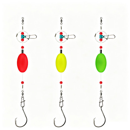 🎣 50% RABATT! 🐟 Brandungsangel-Rigs – 6er-Pack mit Pose, für mehrere Arten ✨