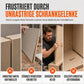 📢📢Kaufe 1, erhalte 1 gratis！！⏰Montagepositionierer für Seitenfüllplatten von Kleiderschränken und stufenförmige Positionierplatte für präzise Lochausrichtung