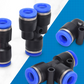 📢📢1/4-Zoll Pneumatisches Steckanschluss-Schlauchverbinder-Set