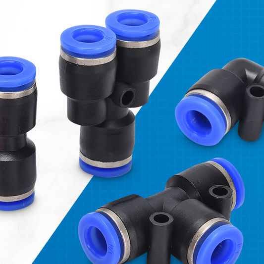 📢📢1/4-Zoll Pneumatisches Steckanschluss-Schlauchverbinder-Set