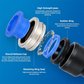 📢📢1/4-Zoll Pneumatisches Steckanschluss-Schlauchverbinder-Set