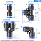 📢📢1/4-Zoll Pneumatisches Steckanschluss-Schlauchverbinder-Set