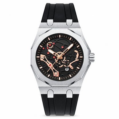 ⌚ ZEITLICH BEGRENZT: 50% RABATT! ✨ Herren Sport-Quarzuhr – Skeleton-Look, Leuchtzeiger & Wasserdicht 🌟